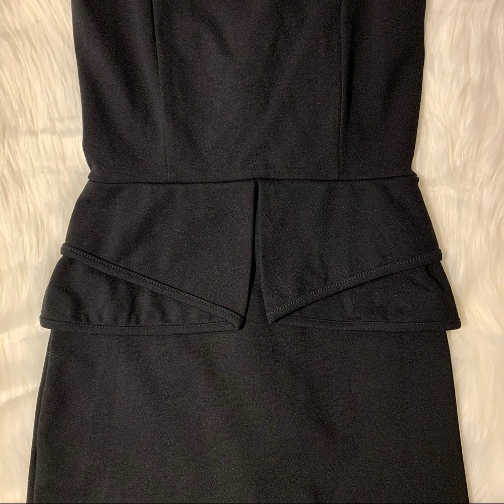 *SOLD* NWOT Lulu’s Step by Pep Black Peplum Dress - Picture 5 of 10